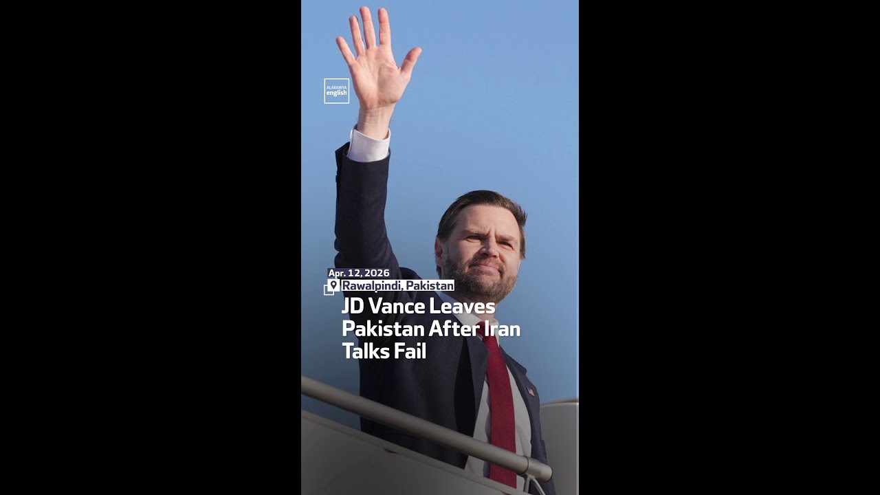 Video | JD Vance Leaves Pakistan After Iran Talks Fail