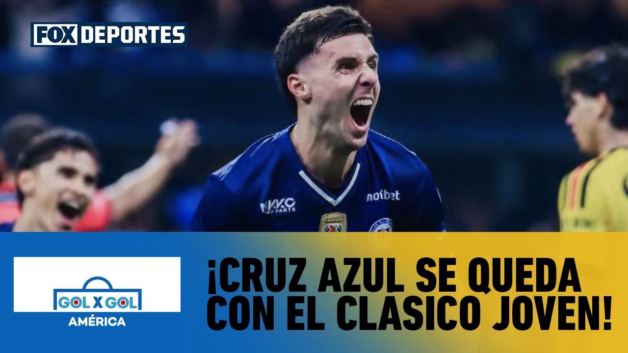 ¡CRUZ AZUL SE QUEDA CON EL CLÁSICO JOVEN! 🚂🔥La 'Máquina' venció al América | GolXGol