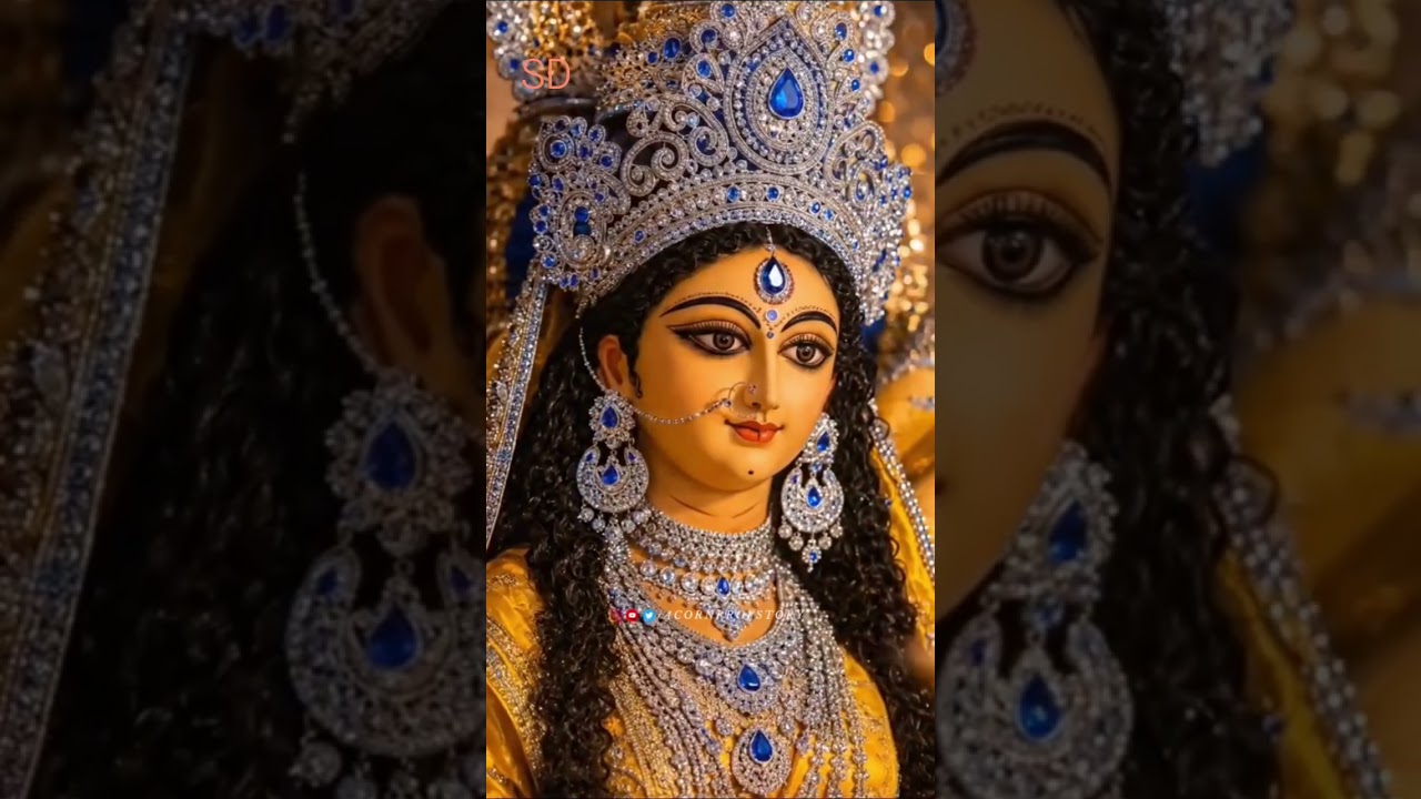 🌺माँ दुर्गा का दिव्य रूप🙏🚩#jaimatadi #durgamaa #durgamata #shortsfeed #viralshort #bhakti