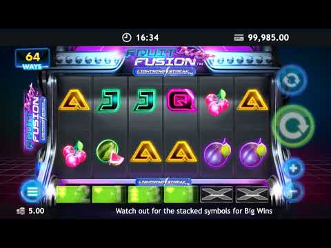 Fruit Fusion Blast Lightning Reels – Video Gameplay
