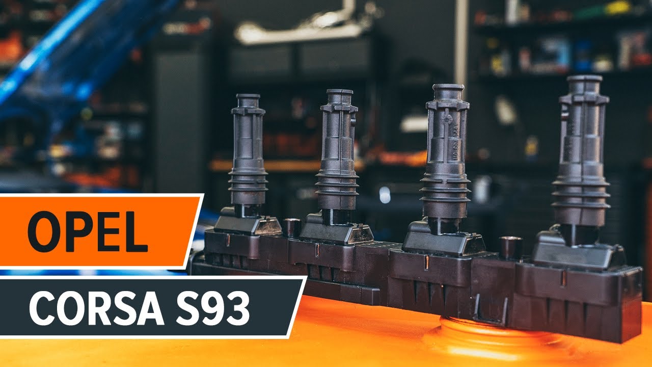 Jak vyměnit zapalovací cívku na Opel Corsa S93 – návod k výměně