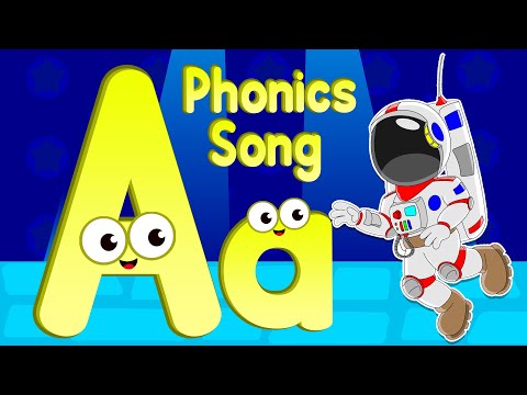 Piosenka fonetyczna „Kosmiczny alfabet” dla dzieci | Nauka alfabetu od A do Z z planetami i gwiaz...