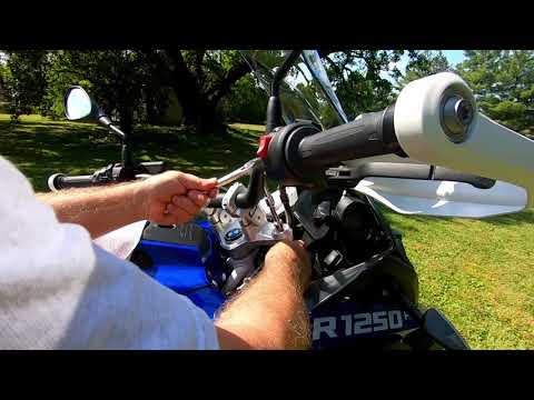 Rox Risers Install on a 2019 BMW R1250 GSA