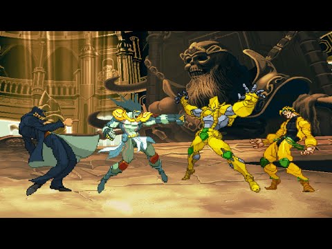 Jotaro vs Dio. JoJo's Bizarre Adventure MUGEN Battle