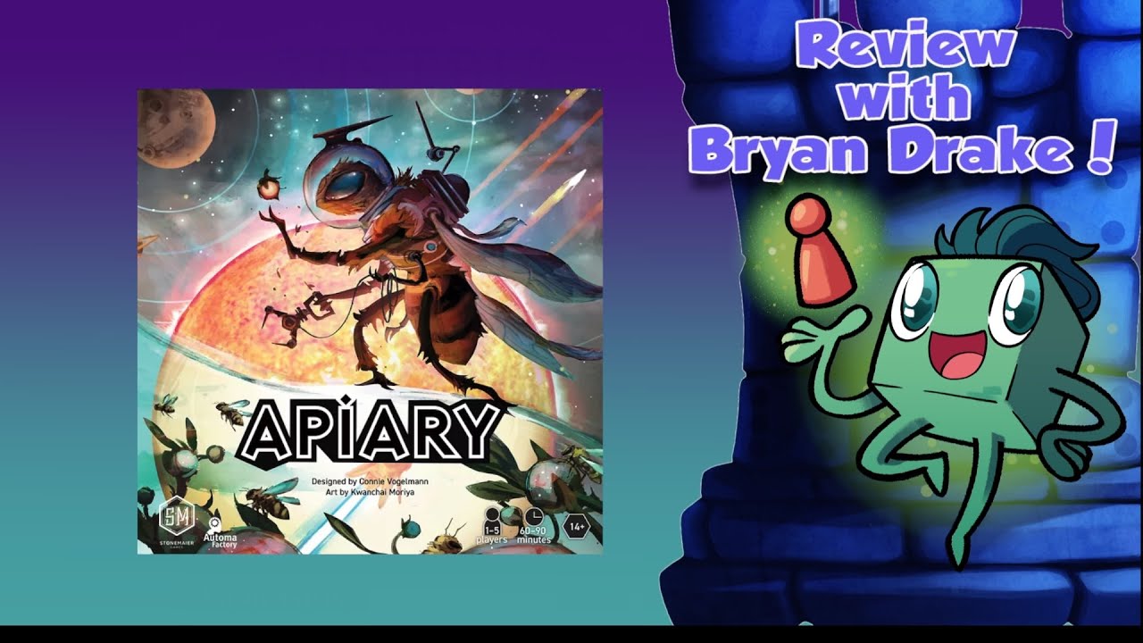 Apiary Review With Bryan: Space Bees the Board Game!