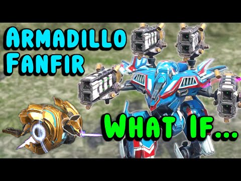 LOL! New ARMADILLO FAFNIR Flying Fortress! War Robots Gameplay WR