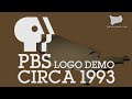 PBS Logo Demo Circa 1993 Extra Stations