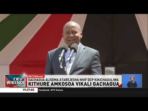 Naibu Rais Kindiki ajibu vikali madai ya Rigathi Gachagua kwamba bima ya afya ya SHA haifanyi kazi