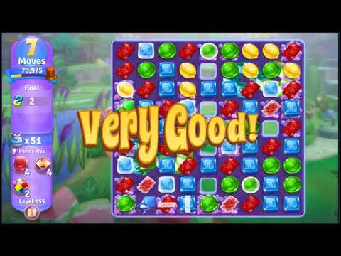 Wonka's World of Candy Level 155 - NO BOOSTERS + FULL STORY 🍫 | SKILLGAMING ✔️