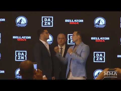 Gegard Mousasi vs. Rory MacDonald Bellator Staredown - MMA Fighting