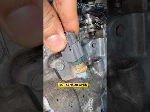 How To Open A Engine coolant temperature sensor