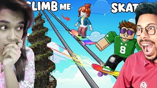 CLIMB THE BIGGEST SUPER SKATE MOUNTAIN IN ROBLOX With Subroto Gaming