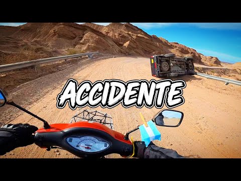 ENCUENTRO UNA CAMIONETA VOLCADA CAMINO A MOGNA SAN JUAN