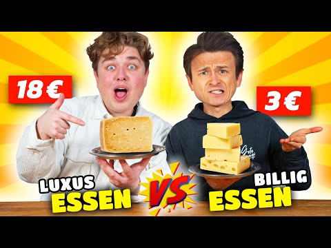 Wir essen LUXUS vs. BILLIG! 👑🧀 mit Smiley