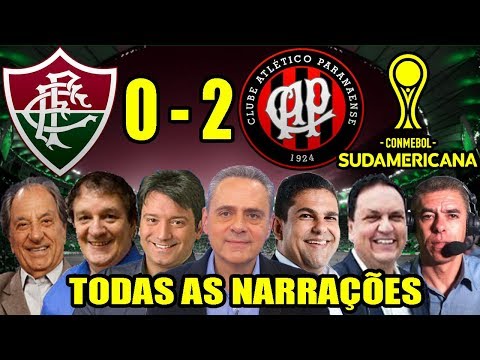 Todas as narrações - Fluminense 0 x 2 Atlético-PR / Conmebol Sul-Americana 2018