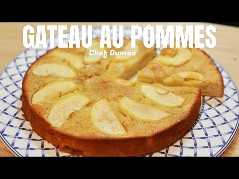 GÂTEAU AUX POMMES MOELLEUX TROP FACILE | 2 pommes et 10 minutes de travail pas l'temps de niaiser
