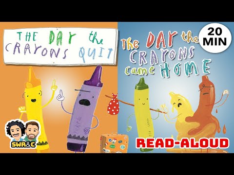 📚🖍️🧳 20min TWO CRAYONS BOOKS! | Full Read-Alouds