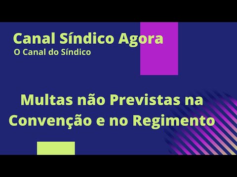 Multas não Previstas na Convenção ou Regimento