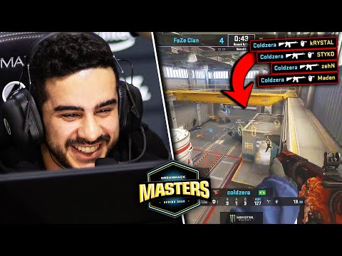 COLDZERA SMURFANDO?? FaZe Clan vs Godsent - Dreamhack Master - BEST HIGHLIGHTS | CS:GO