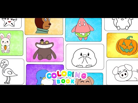 Color Page ASMR Art Book Game video thumbnail
