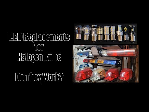 LED Replacements in halogen warning lights? The how and why examples
