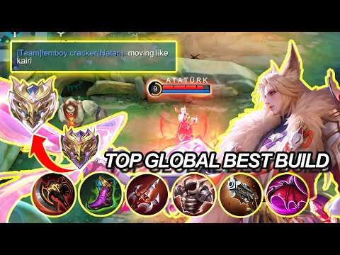 KAIRI STYLE LANCELOT !! TOP GLOBAL BEST BUILD IN SOLO RANK GAME | MLBB