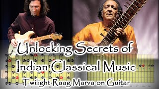 Unlock Secrets of Indian Music on Guitar with this Twilight Raag - Free Lesson with Tab - Raag Marva