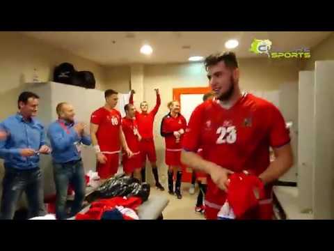 Czech Republic vs Denmark 28-27/ Celebrate in dressing room HD 2018