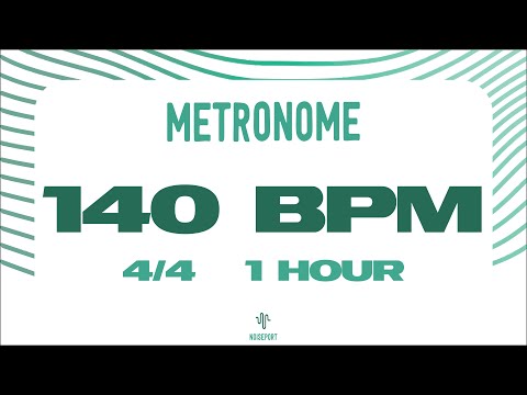140 BPM Metronome [1 HOUR]