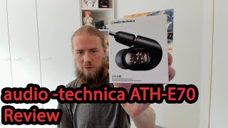 Video thumbnail for Lazy Reviews audio-technica ATH-E70 in-ear monitor headphones by Sitasuntata