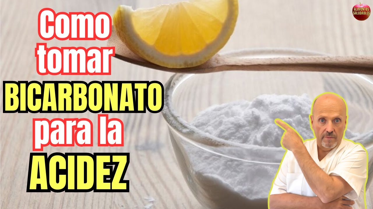 🔋 ¿COMO TOMAR BICARBONATO PARA LA ACIDEZ ESTOMACAL?🔋