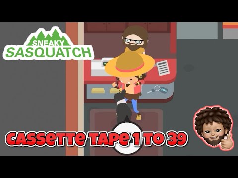 Sneaky Sasquatch - Cassette Tapes 1 to 39