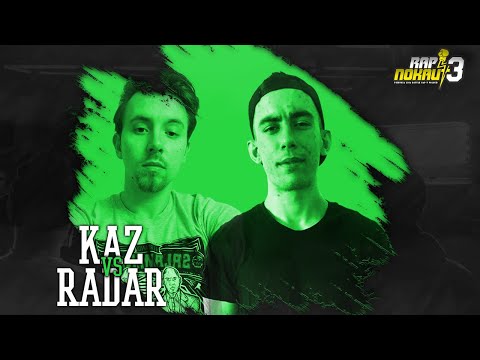 Kaz vs. Radar - RAPNOKAUT 3✍️🥊Pierwsza liga battle rap w Polsce!