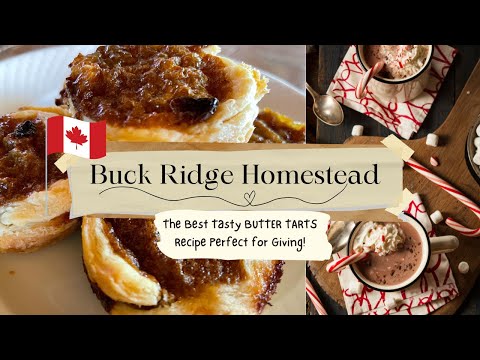 Tasty 🇨🇦Homemade Butter Tarts | Christmas Baking | Scenic Winter Walk