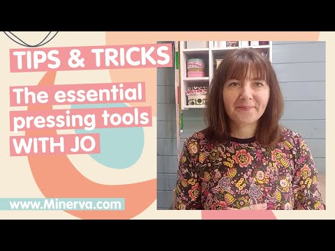 Find out the essential pressing tools at Minerva you need to get dressmaking