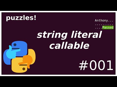 string literal callable linter