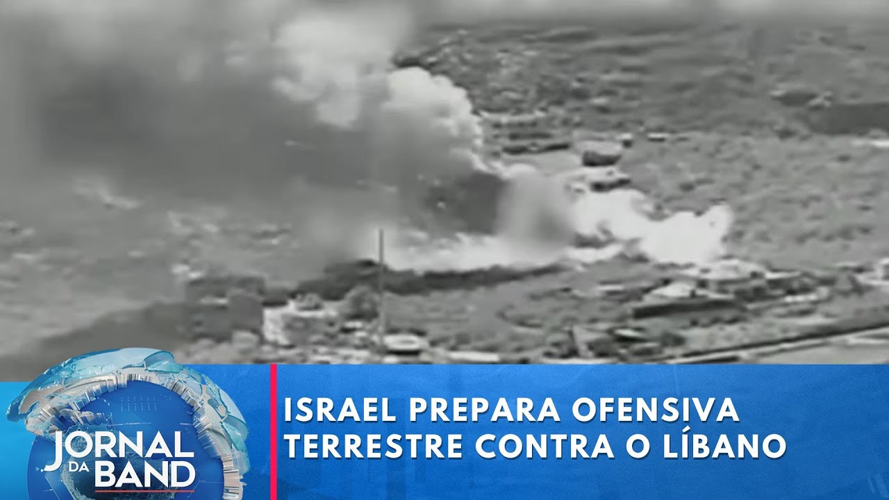 Israel prepara ofensiva terrestre contra o Líbano | Jornal da Band