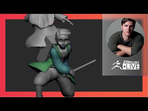 From Core to Pro with IR Sculpts: Demon Slayer Nezuko Fan Art - Ian Robinson - ZBrush 2021.7