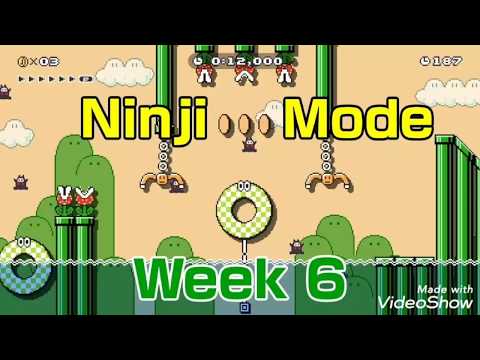 / SMM2 \ - Ninji-Mode Week 6 (Swiging Claw Flyway)
