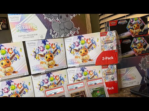 Opening 100 Prismatic evolutions packs!!!