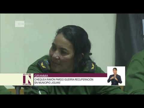 Cuba: Chequea Ramón Pardo Guerra recuperación del municipio de Jiguaní