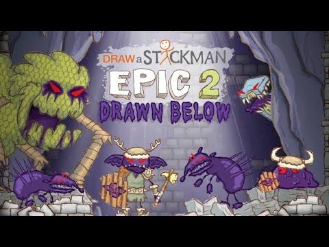 Draw A Stickman: Epic 2 - Drawn Below [Full Gameplay No commentary]
