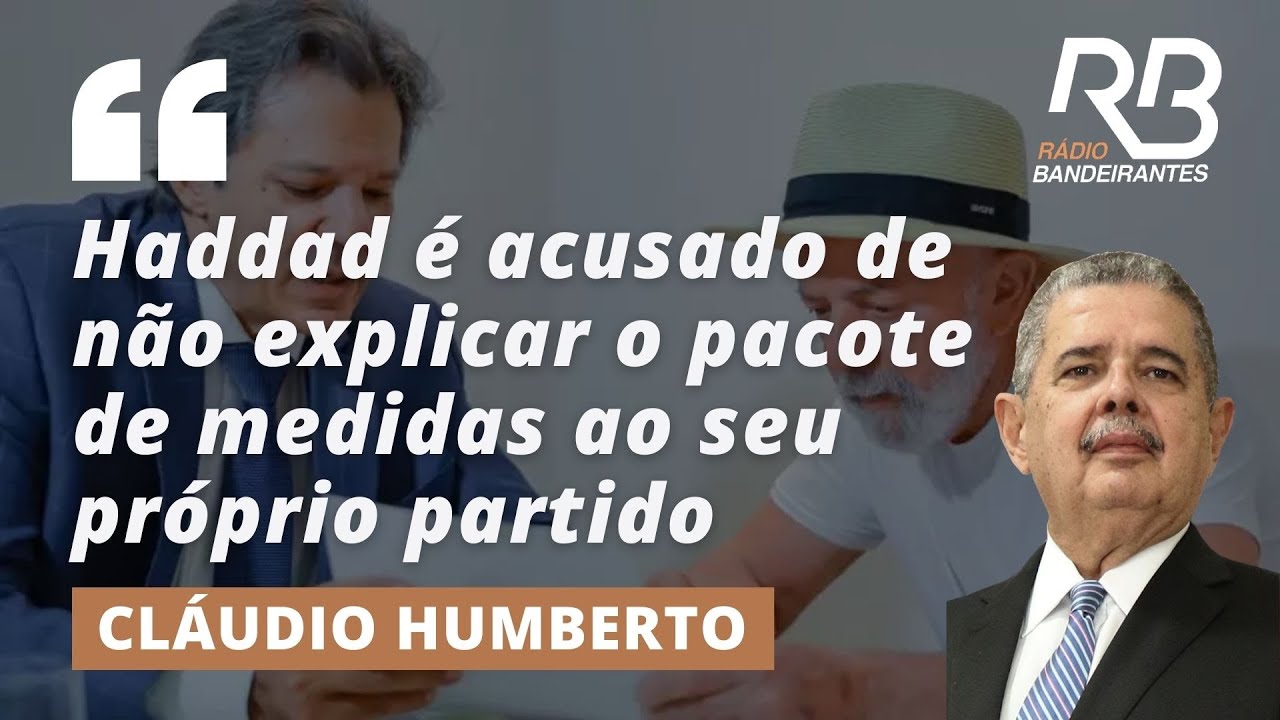 Cláudio Humberto: Haddad expõe fragilidade junto ao Congresso | Jornal Gente