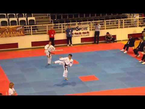 Charlotte Nickson (WAL) v Olga Borisenko (EST) - Female II Dan Pattern