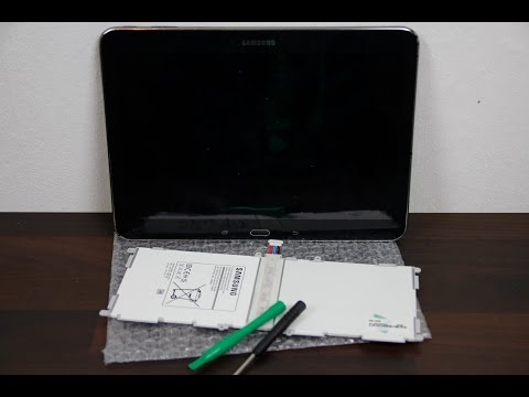 Samsung Galaxy Tab 4 Akku wechseln/tauschen [German]
