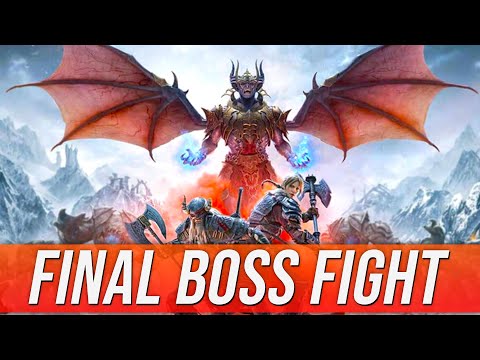 ESO Greymoor Skyrim ENDING: FINAL BOSS BATTLE (The Elder Scrolls Online Gameplay Review)