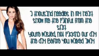 Thousand Needles - Lea Michele (Lyrics) HD