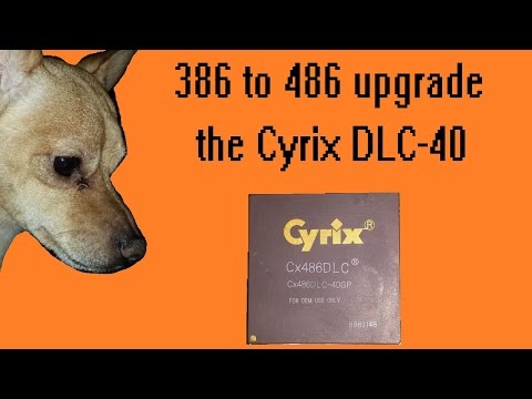 386 to 486 upgrade: the Cyrix 486DLC-40