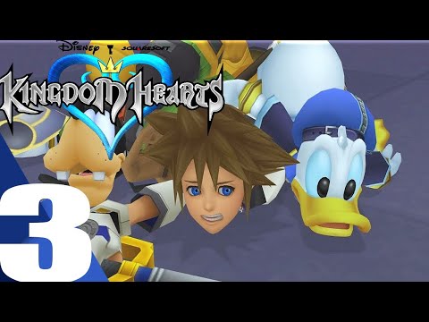 Kingdom Hearts 1 HD Gameplay Walkthrough Part 3 - Welcome To Traverse Town - (PS4 PRO) KH 1.5 + 2.5