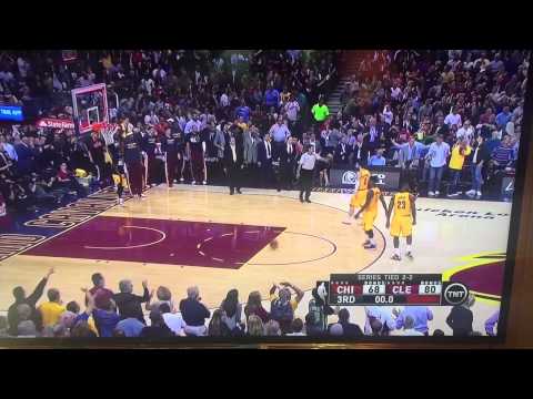 Bulls vs cavaliers game 5 nba playoffs Nikola Mirotic 05-12-2015